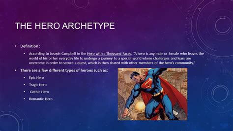 Hero Archetypes .